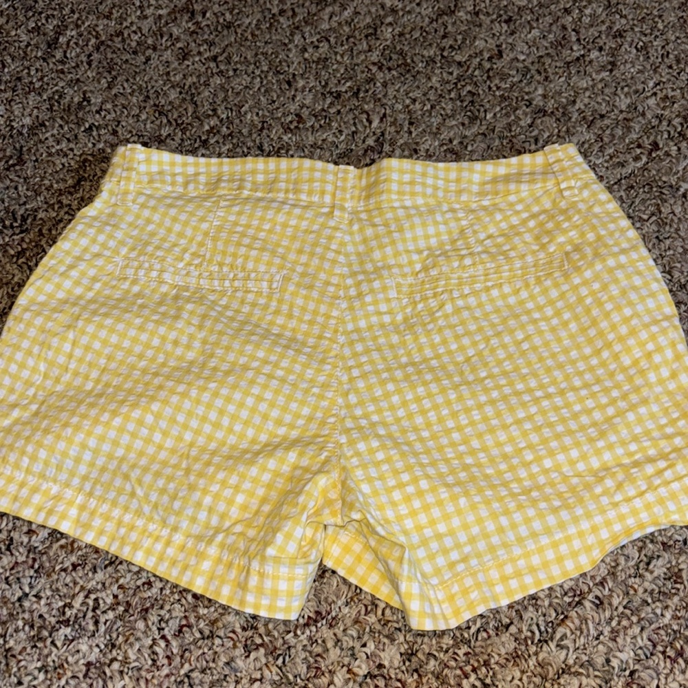 Bundle Old Navy Yellow/White Checkered Gingham New Gray Shorts Size 4 - Picture 5 of 8